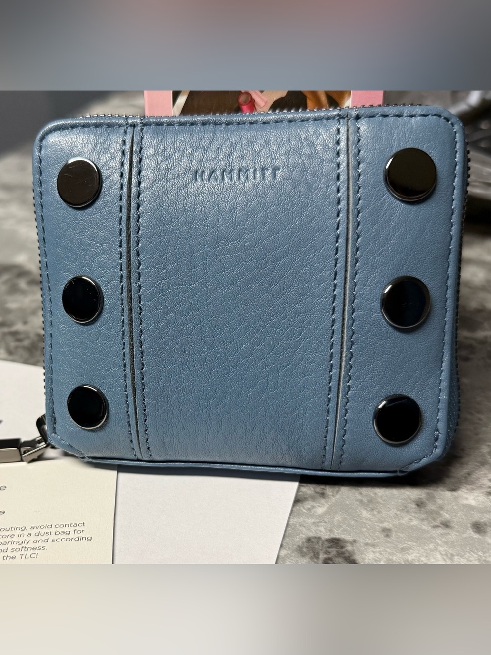 Hammitt 5N Wallet in Curated Blue